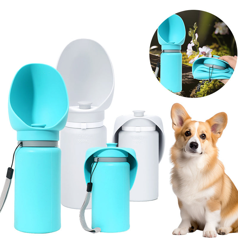 Folding Pet Outdoor Walking Mug Travel Water Bottle