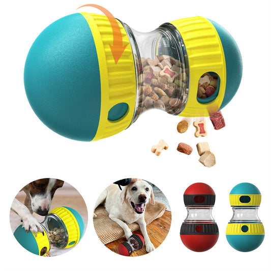 Food Dispensing Dog Toy Tumbler Leaky Food Ball