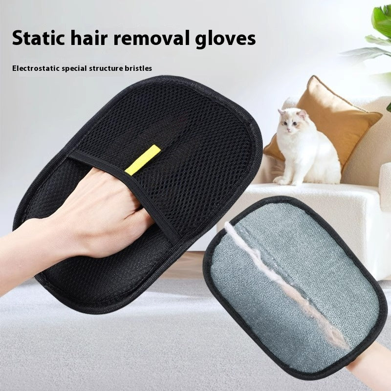 Pet Hair Remover Mitt Gloves