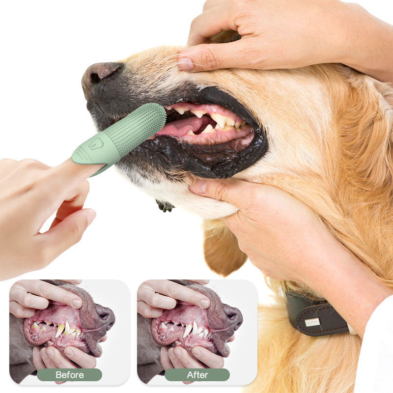 360 Angle Pet Finger Toothbrush